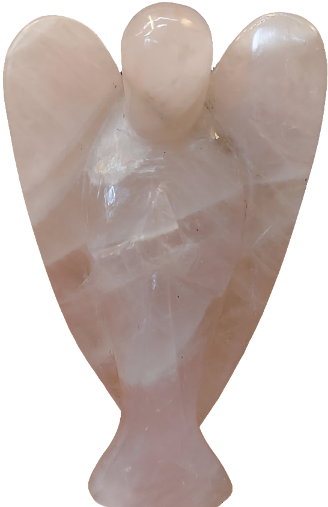 Rose quartz angel
