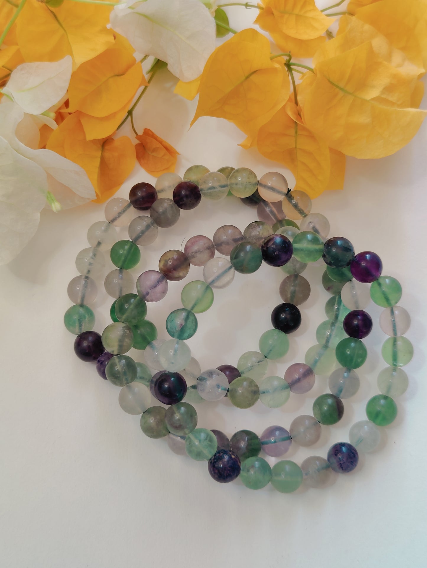 Multi fluorite bracelet