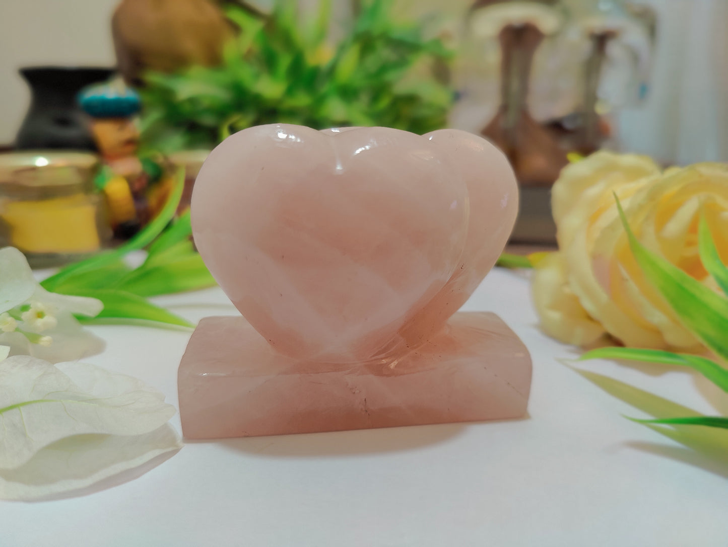 Rose Quartz Heart