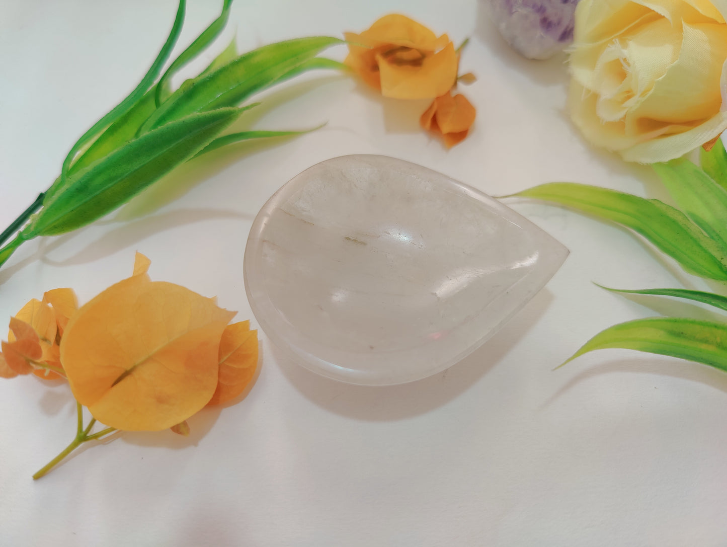 Clear Quartz Diya
