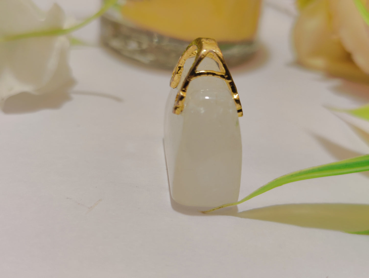 Clear Quartz Handbag Pendant