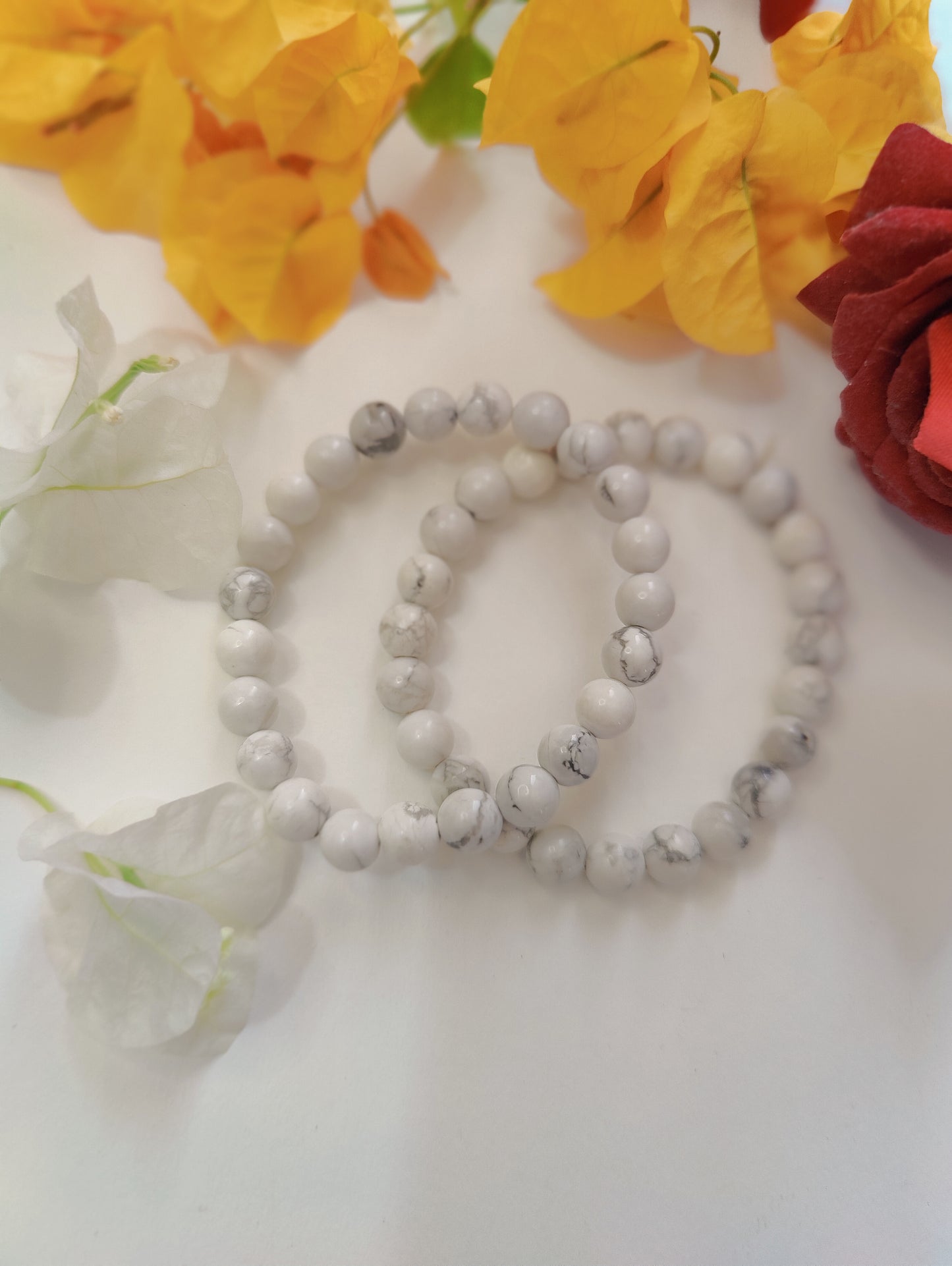 Howlite bracelet