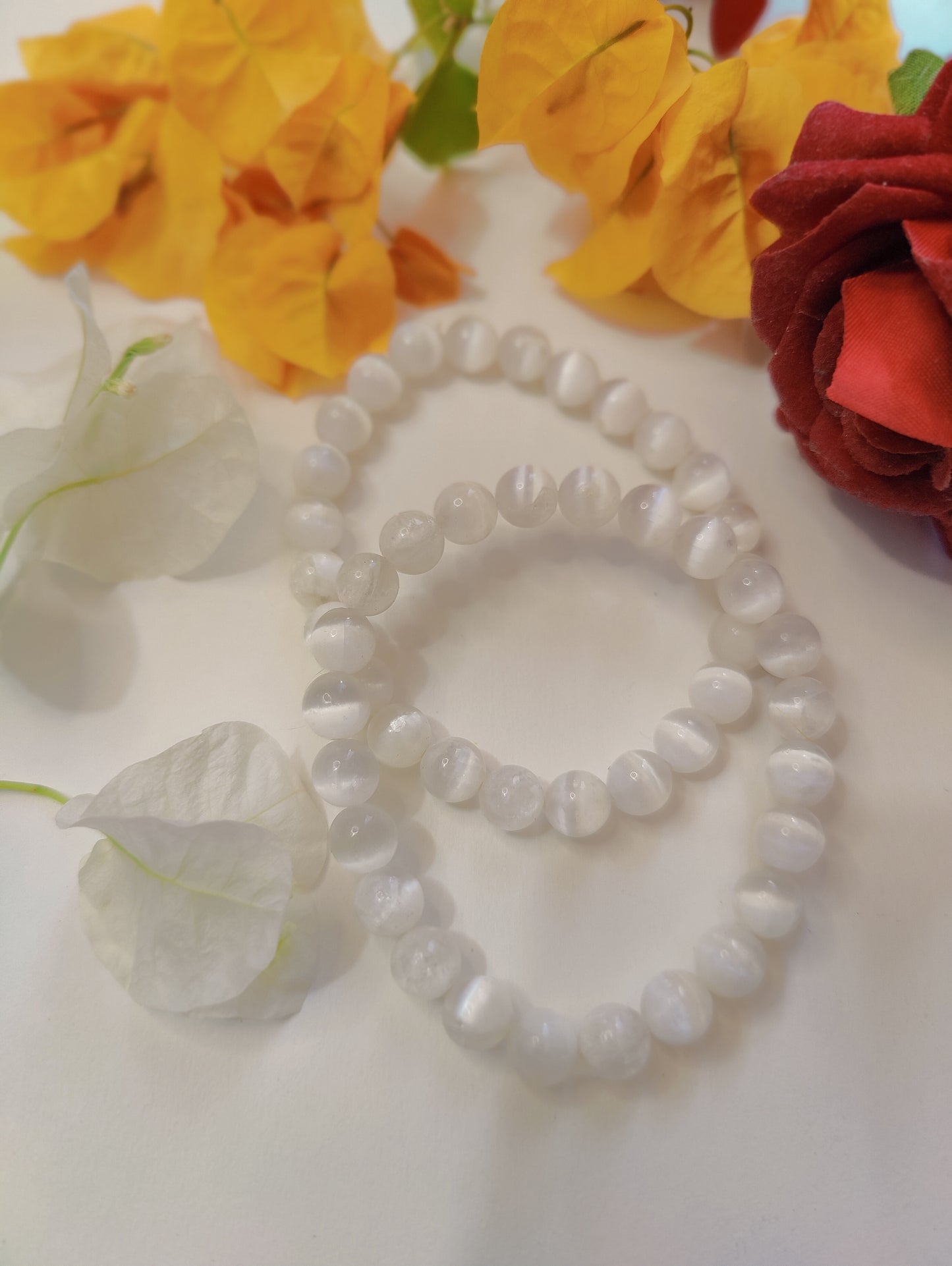 Selenite bracelet