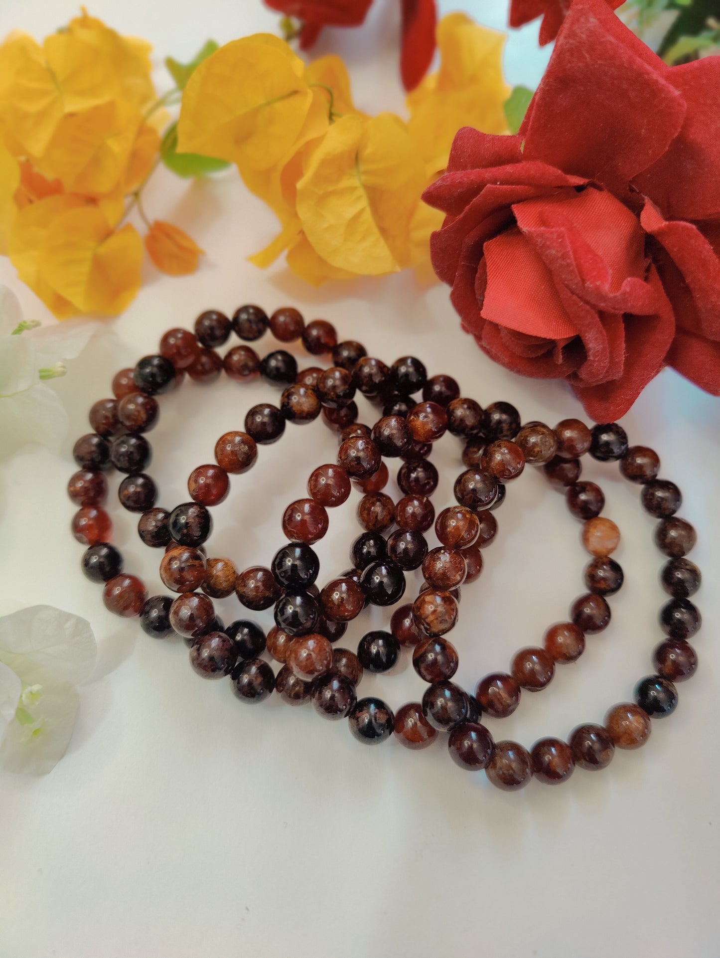 Hessonite gomed bracelet