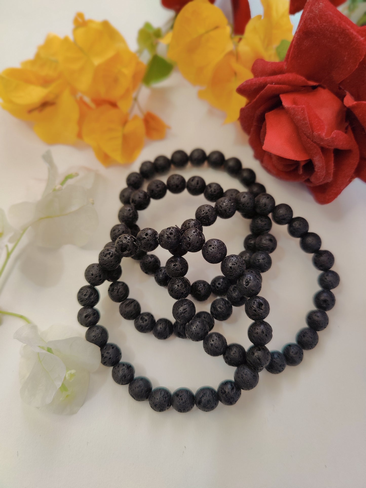 Black lava bracelet