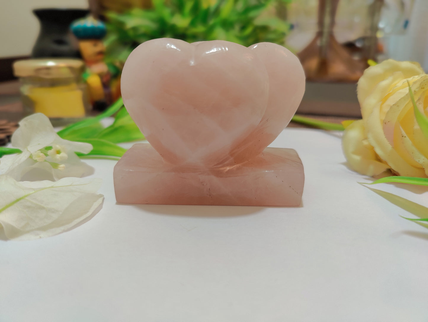 Rose Quartz Heart