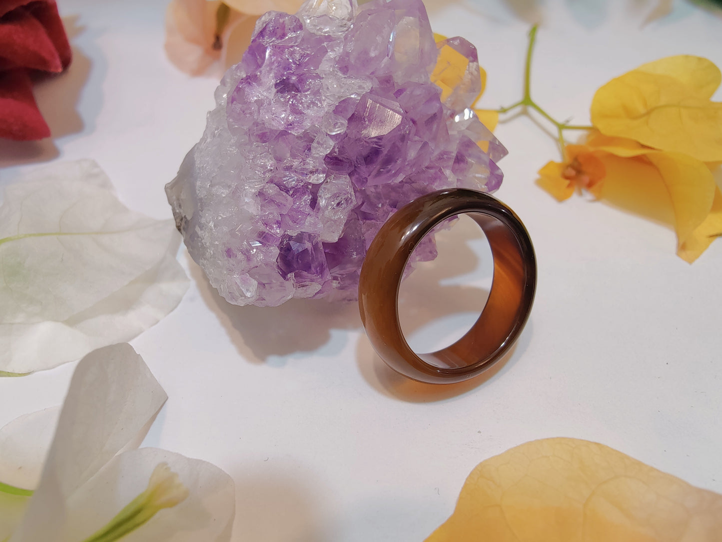 Crystal Ring Round Shape