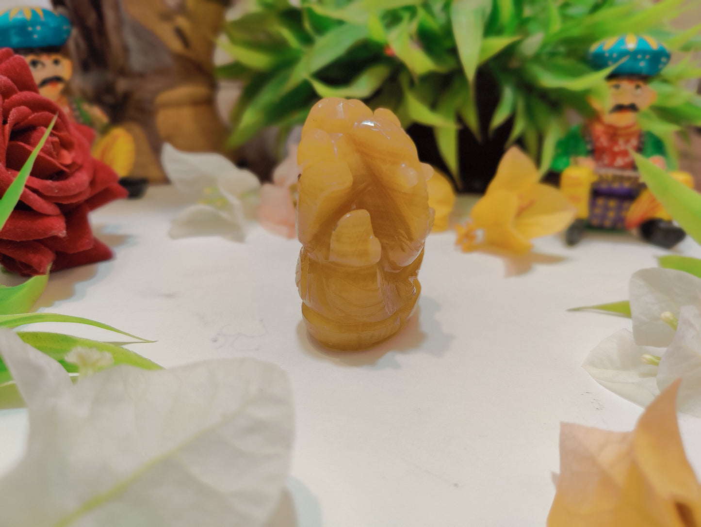 Yellow Aventurine Ganesha Idol