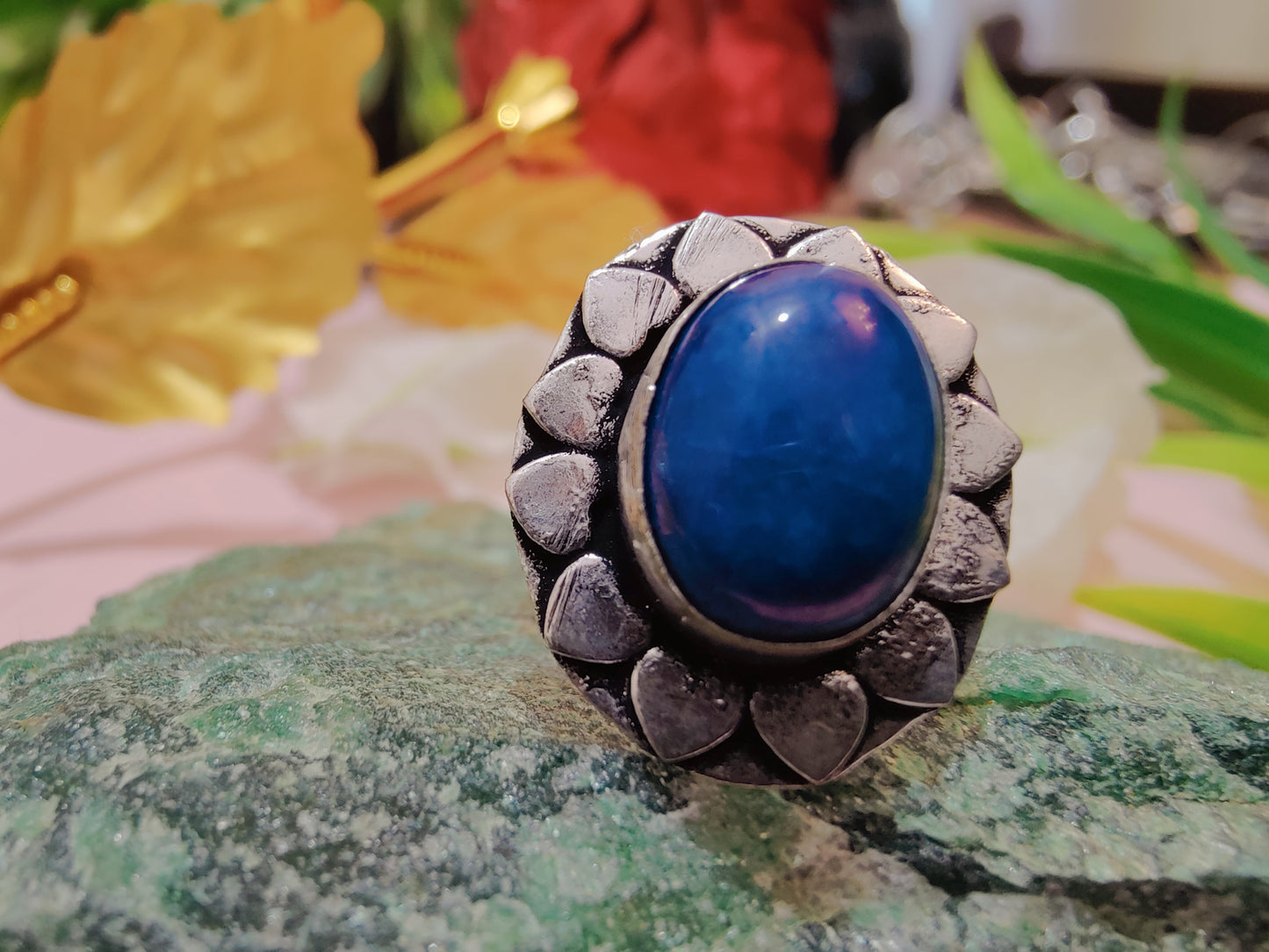 Lapis Lazuli Metal Ring