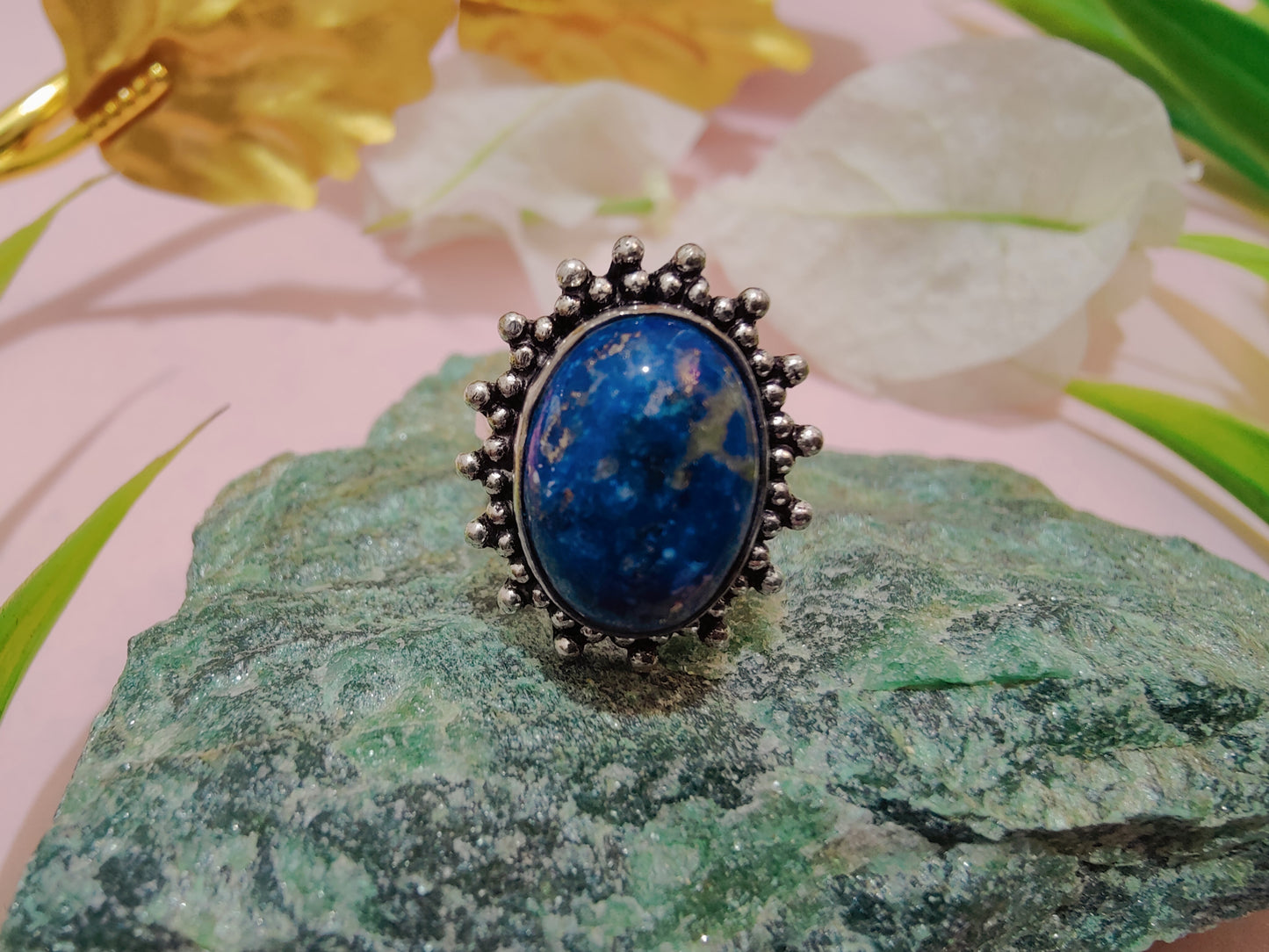 Lapis Lazuli Metal Ring