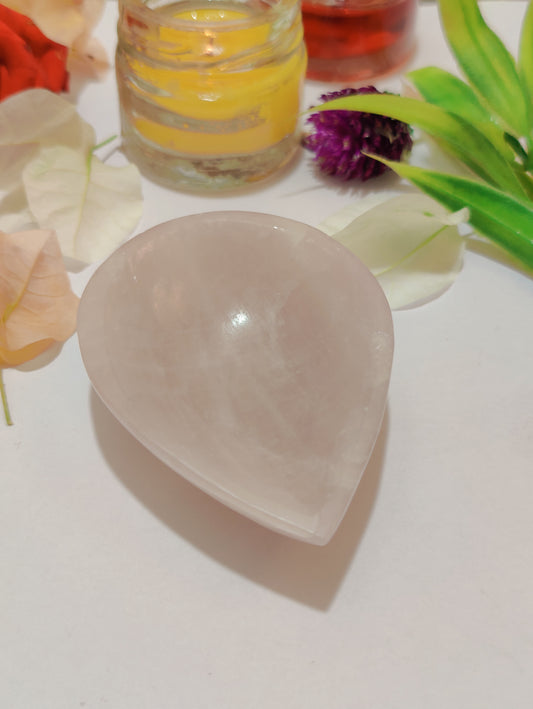 Rose Quartz Diya
