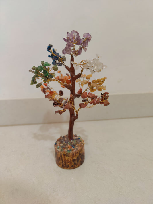 Seven Chakra Crystal Tree
