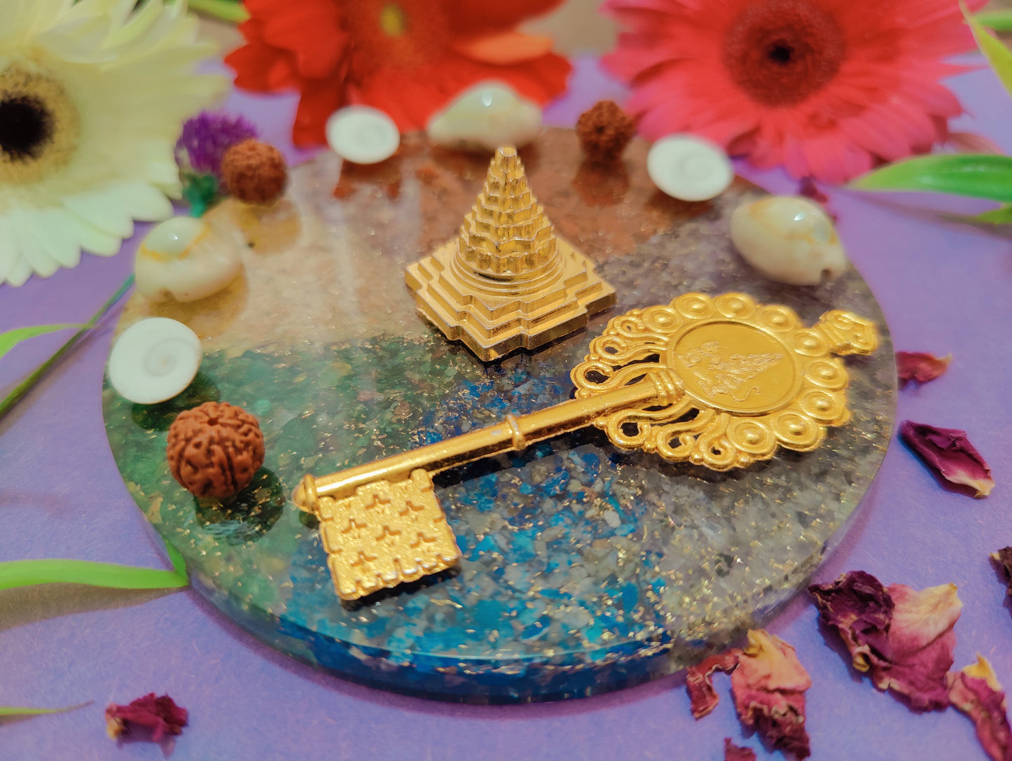 Seven Chakra Lakshmi Coaster