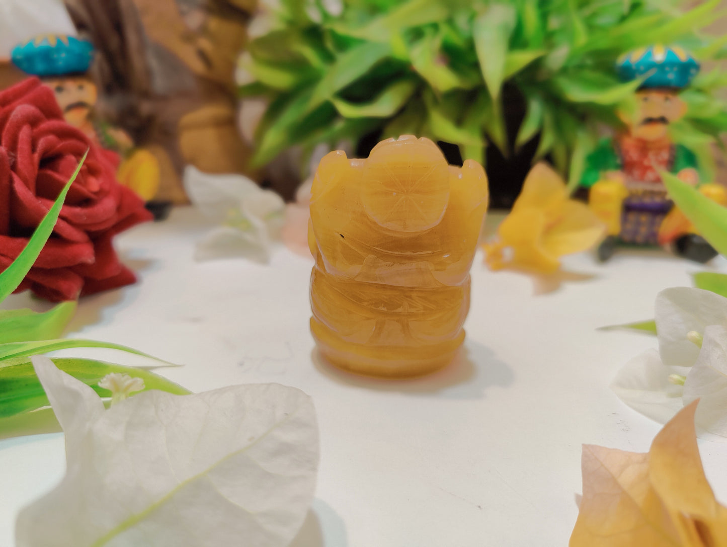 Yellow Aventurine Ganesha Idol