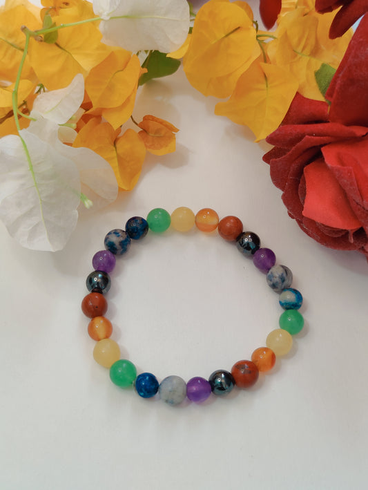 Seven chakra bracelet
