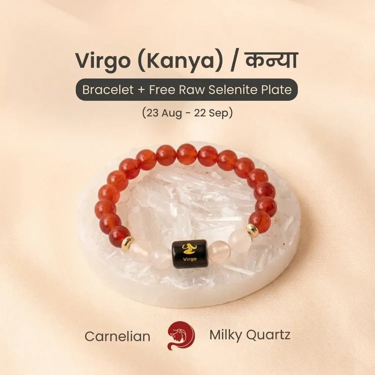 Zodiac Sign Healing Bracelets – Authentic Birthstone & Astrology Charm Bracelet for Positive Energy & Harmony