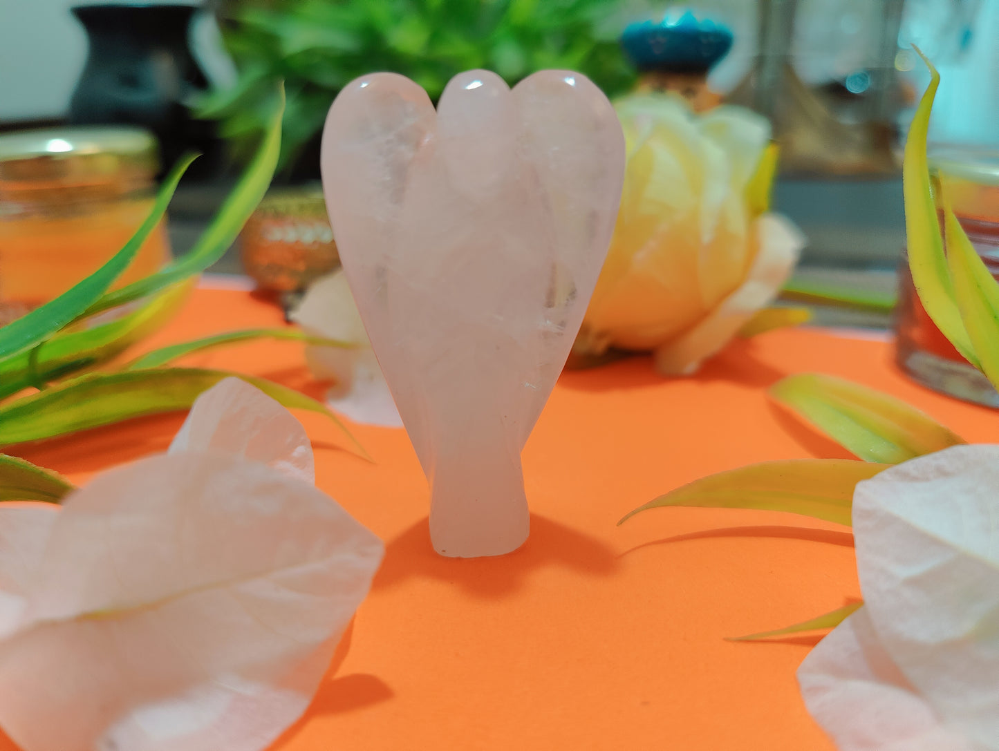 Rose Quartz Angel - Small