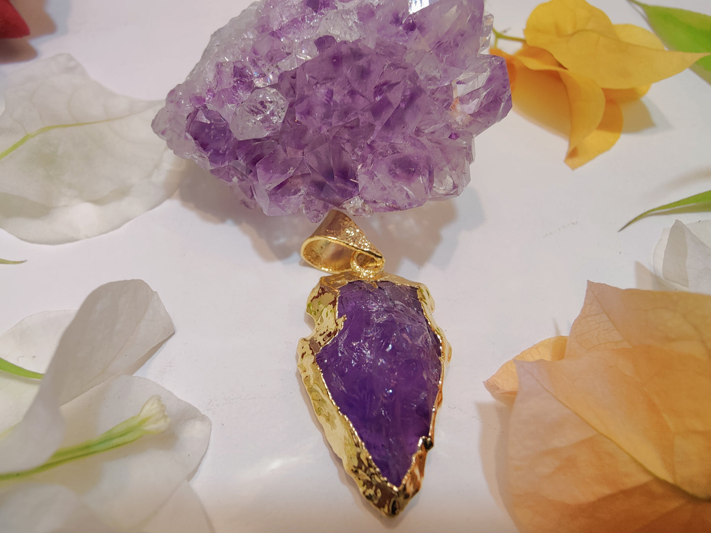 Crystal Arrow Head Pendant