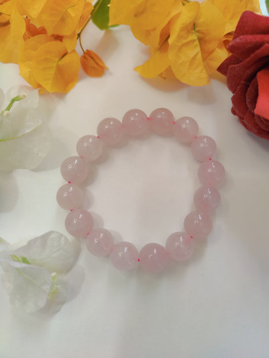 Rose quartz bracelet