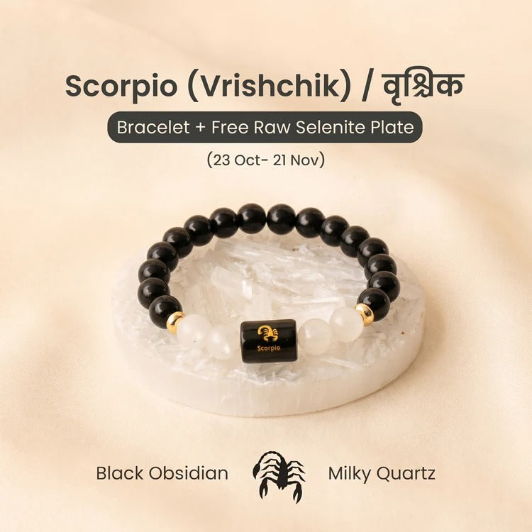 Zodiac Sign Healing Bracelets – Authentic Birthstone & Astrology Charm Bracelet for Positive Energy & Harmony