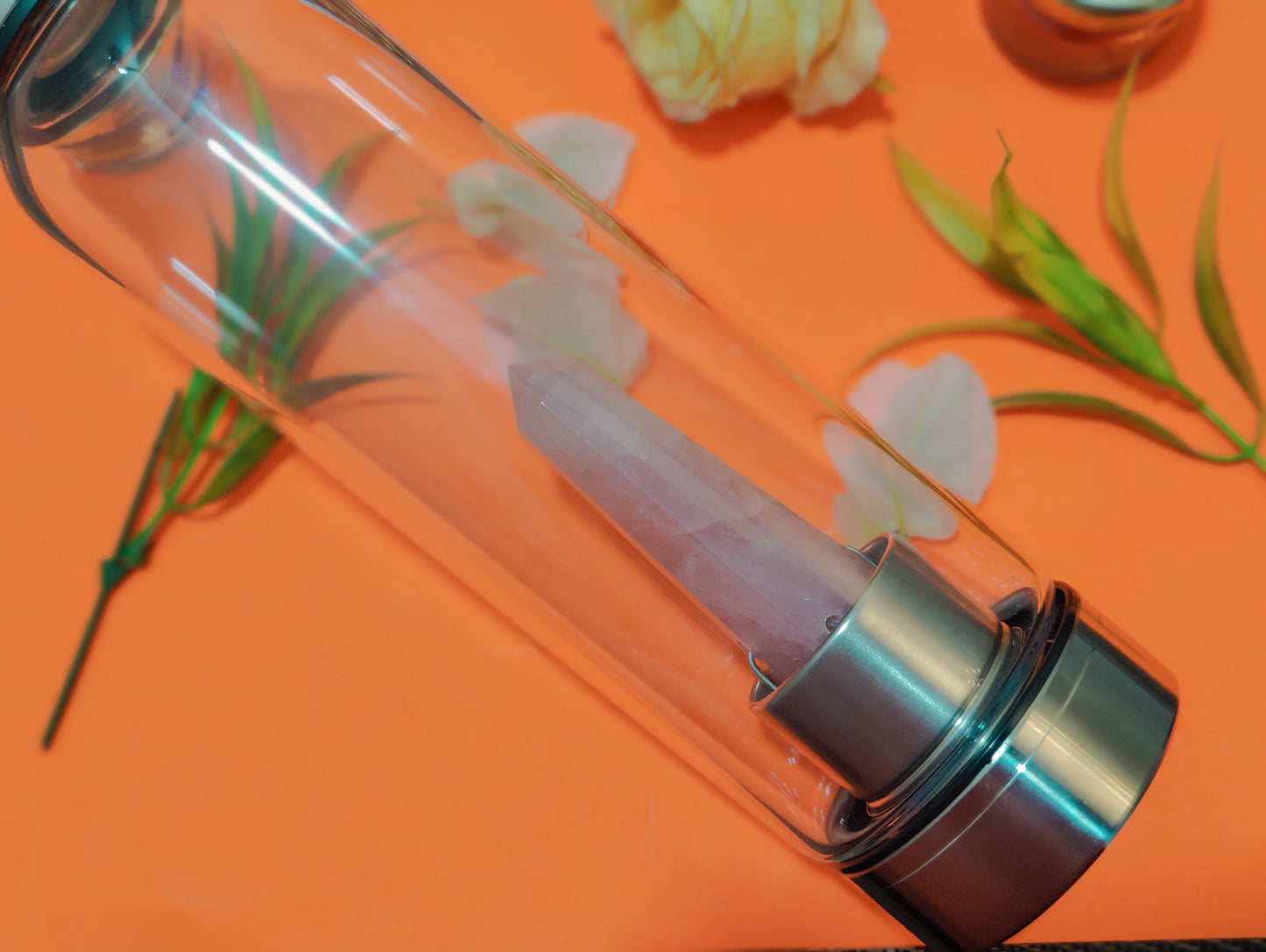 Rose Quartz Water Bottle