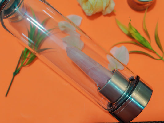 Rose Quartz Water Bottle