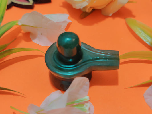 Green Jade Shivling