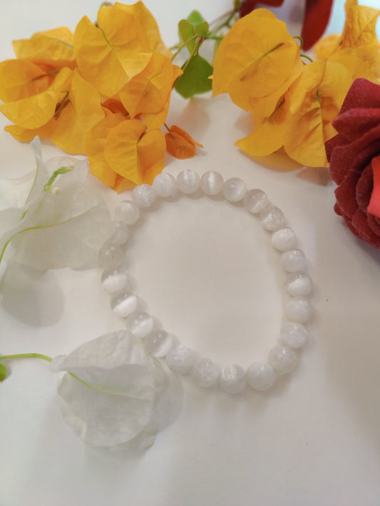 Selenite bracelet