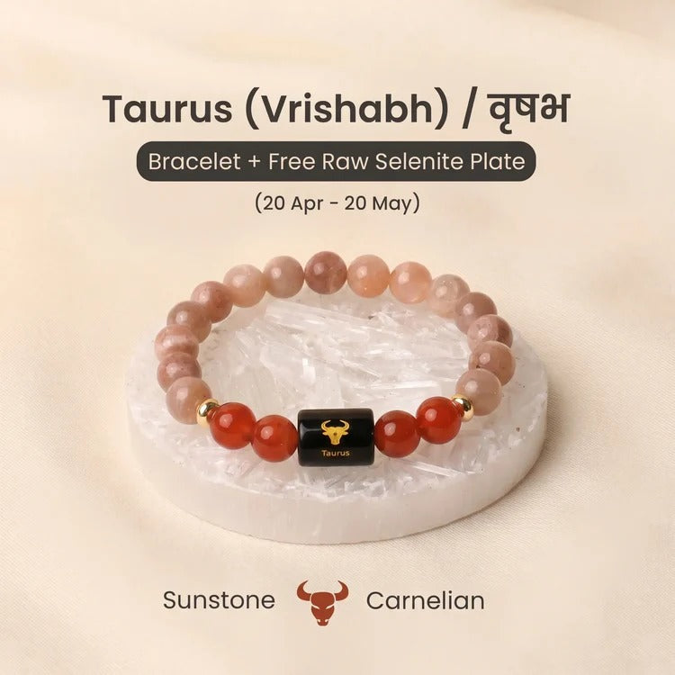 Zodiac Sign Healing Bracelets – Authentic Birthstone & Astrology Charm Bracelet for Positive Energy & Harmony