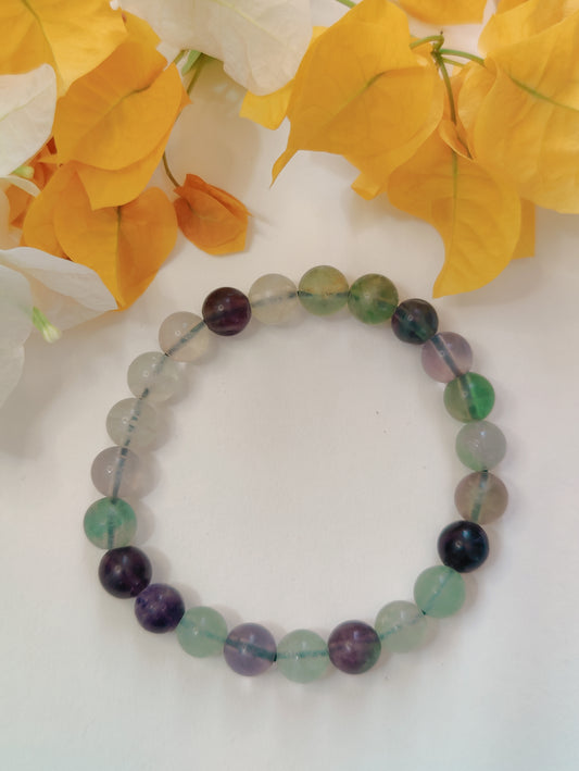 Multi fluorite bracelet