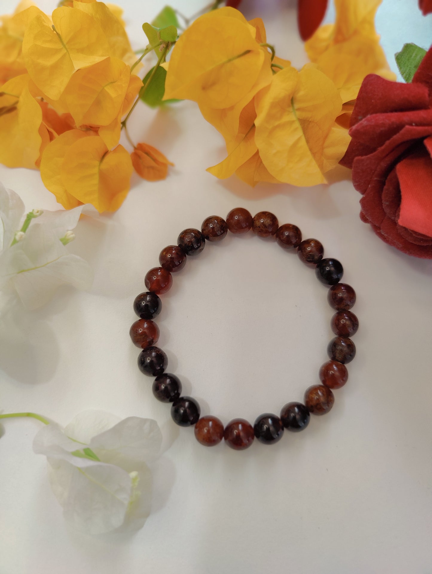 Hessonite gomed bracelet