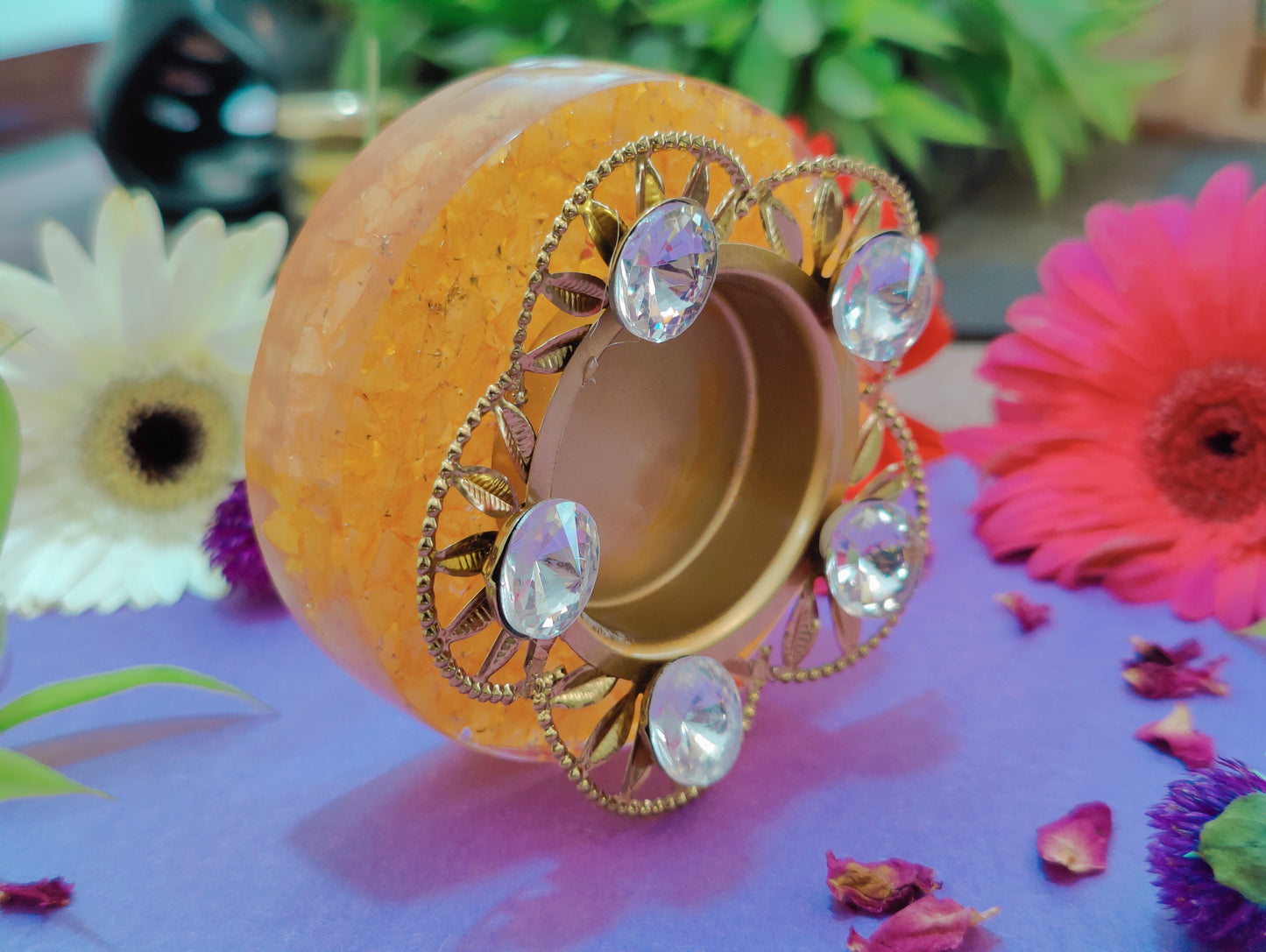 Citrine Diya