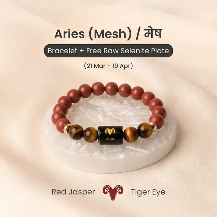 Zodiac Sign Healing Bracelets – Authentic Birthstone & Astrology Charm Bracelet for Positive Energy & Harmony