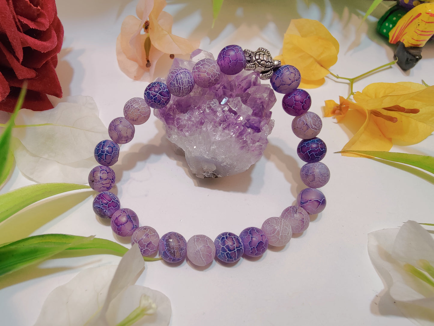 Purple Agate Bracelet