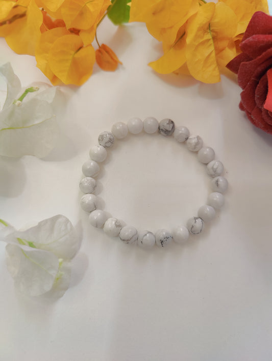 Howlite bracelet
