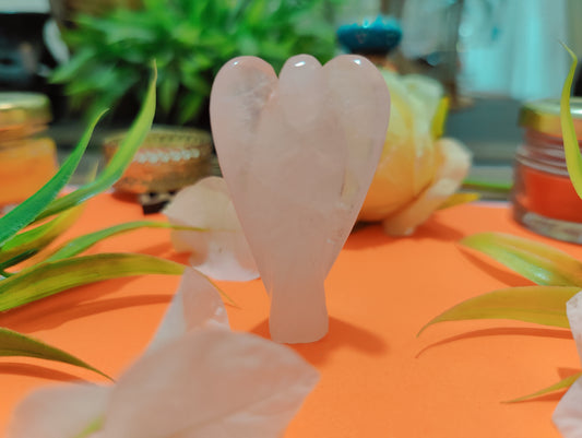 Rose Quartz Angel - Small
