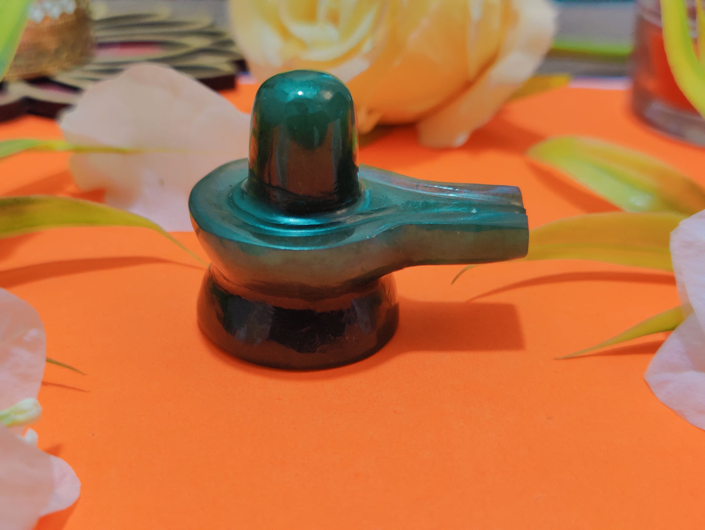 Green Jade Shivling