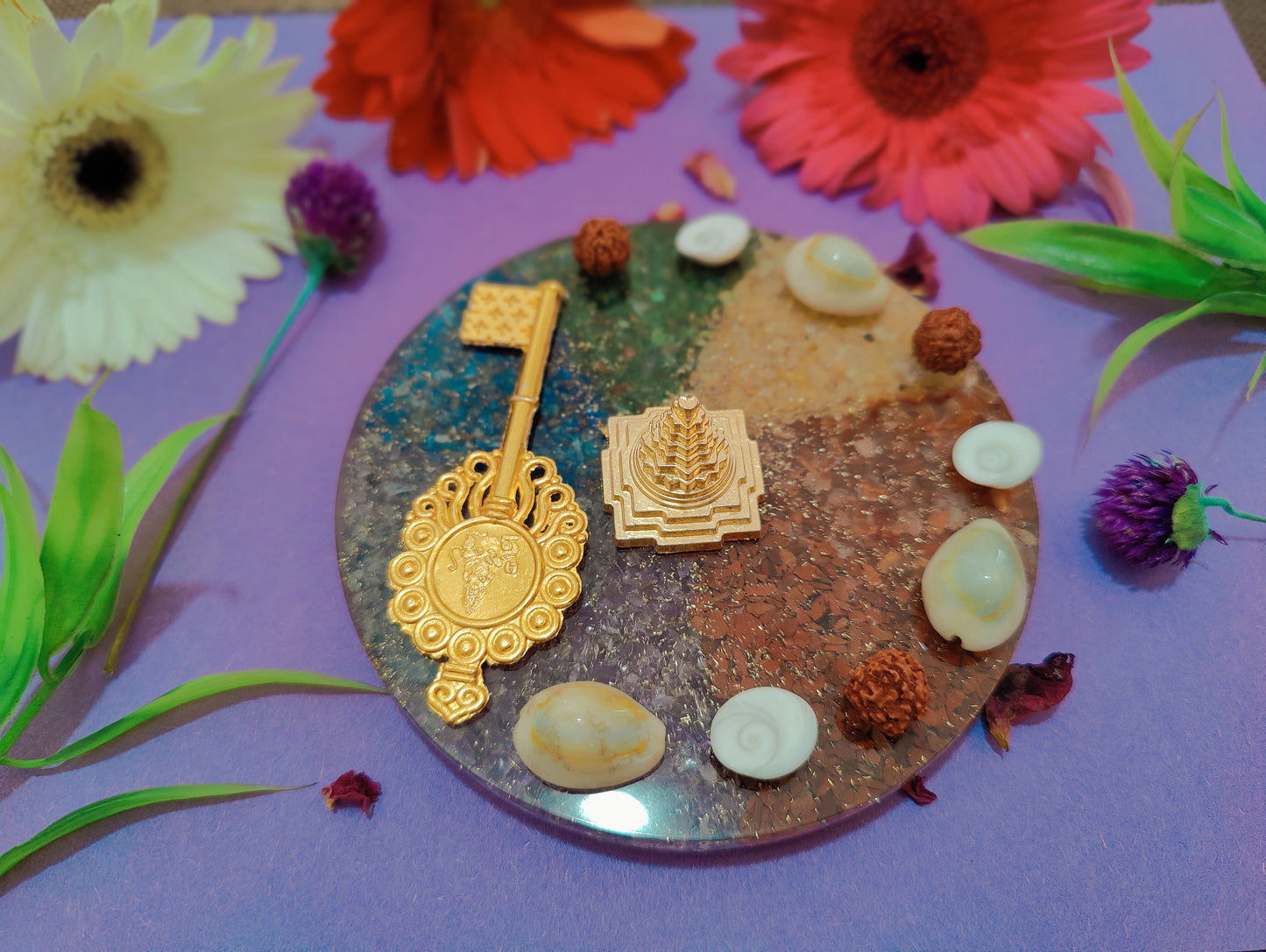 Seven Chakra Lakshmi Coaster
