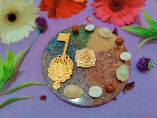 Seven Chakra Lakshmi Coaster