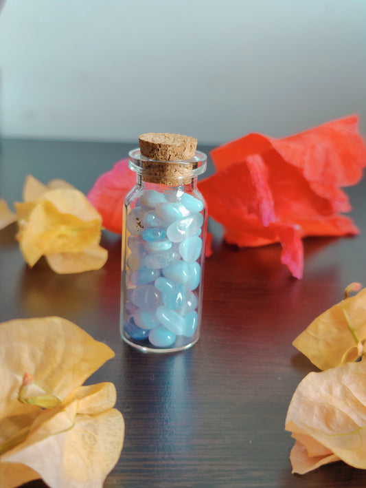 Blue Lace Agate Jar