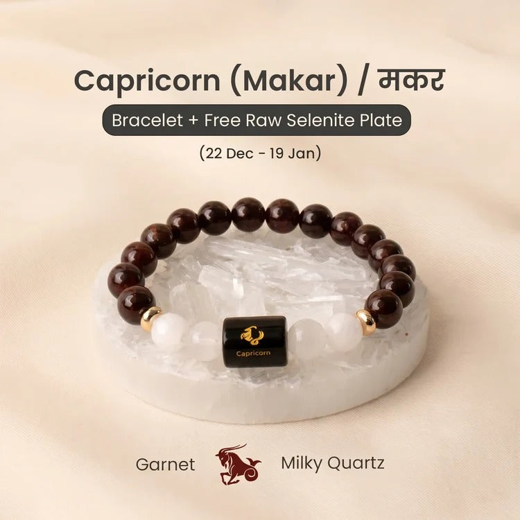 Zodiac Sign Healing Bracelets – Authentic Birthstone & Astrology Charm Bracelet for Positive Energy & Harmony