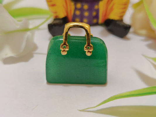 Green Aventurine Handbag Pendant